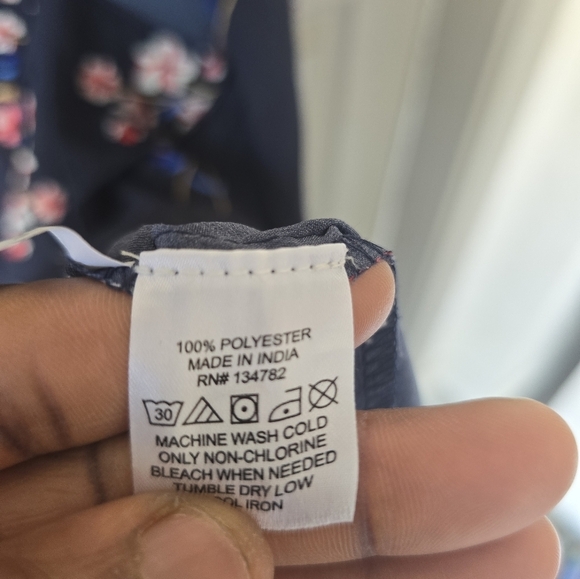 Blush Floral Maxi Wrap Dress 1X Pink Blue Women Ruffles Cottage Romantic Boho - Picture 13 of 16